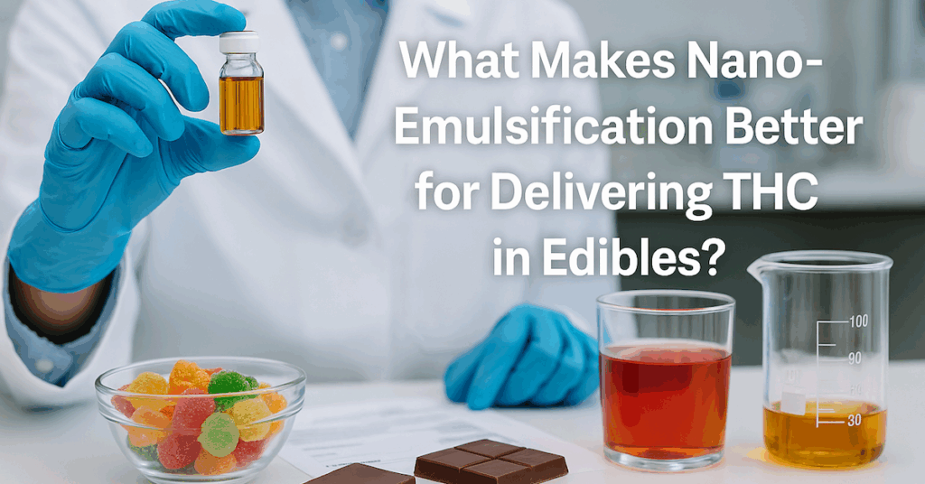 What Makes Nano-Emulsification Better for Delivering THC in Edibles?