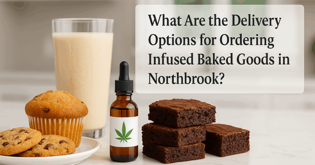 What Are the Delivery Options for Ordering Infused Baked Goods in Northbrook