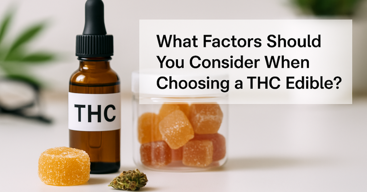 What Factors Should You Consider When Choosing a THC Edible