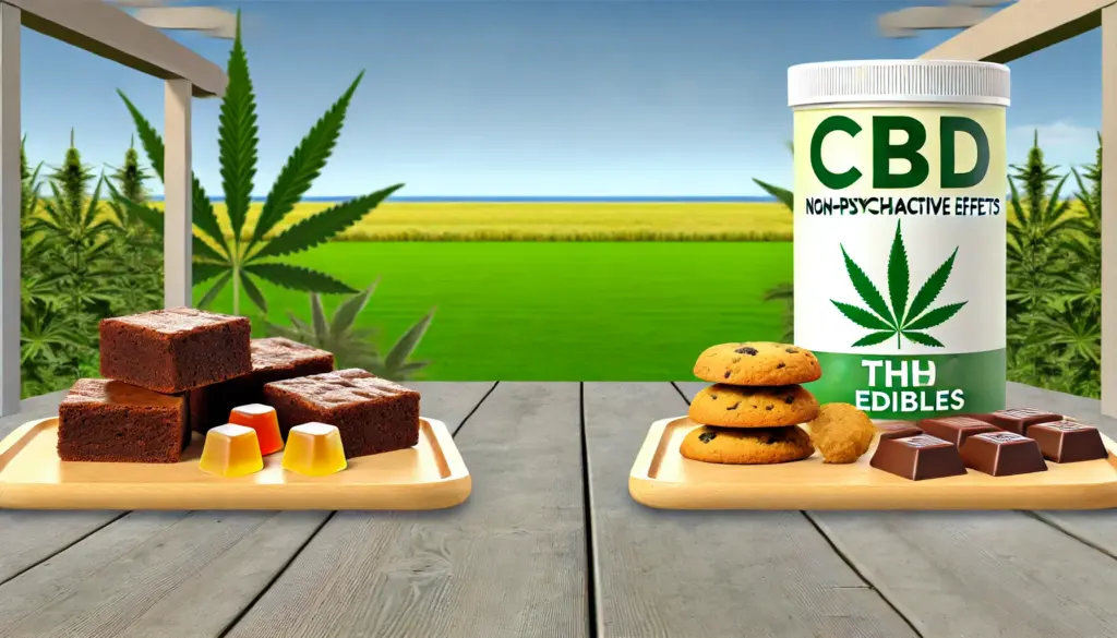 Differences Between THC and CBD Edibles